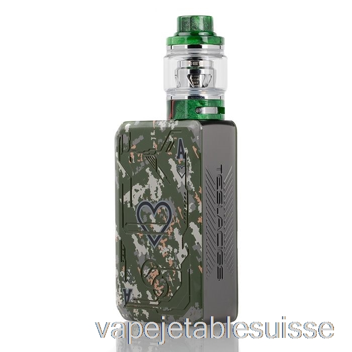 Vape Suisse Teslacigs Poker 218w Kit De Démarrage Vert